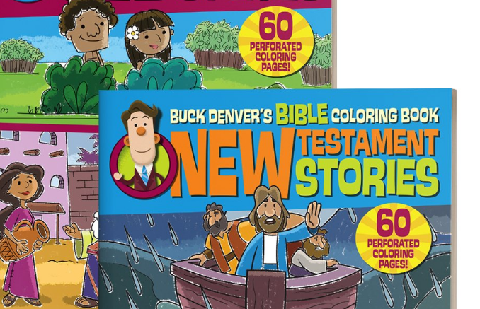 Buck Denver Bible Coloring Book
