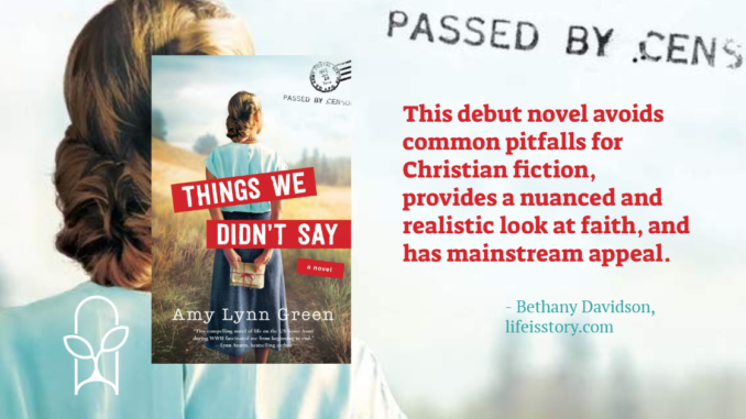 Things We Didn't Say Amy Lynn Green