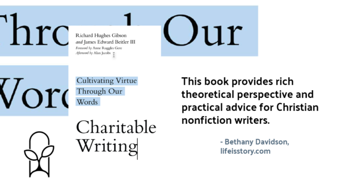 Charitable Writing Richard Hughes Gibson and James Edward Beitler III