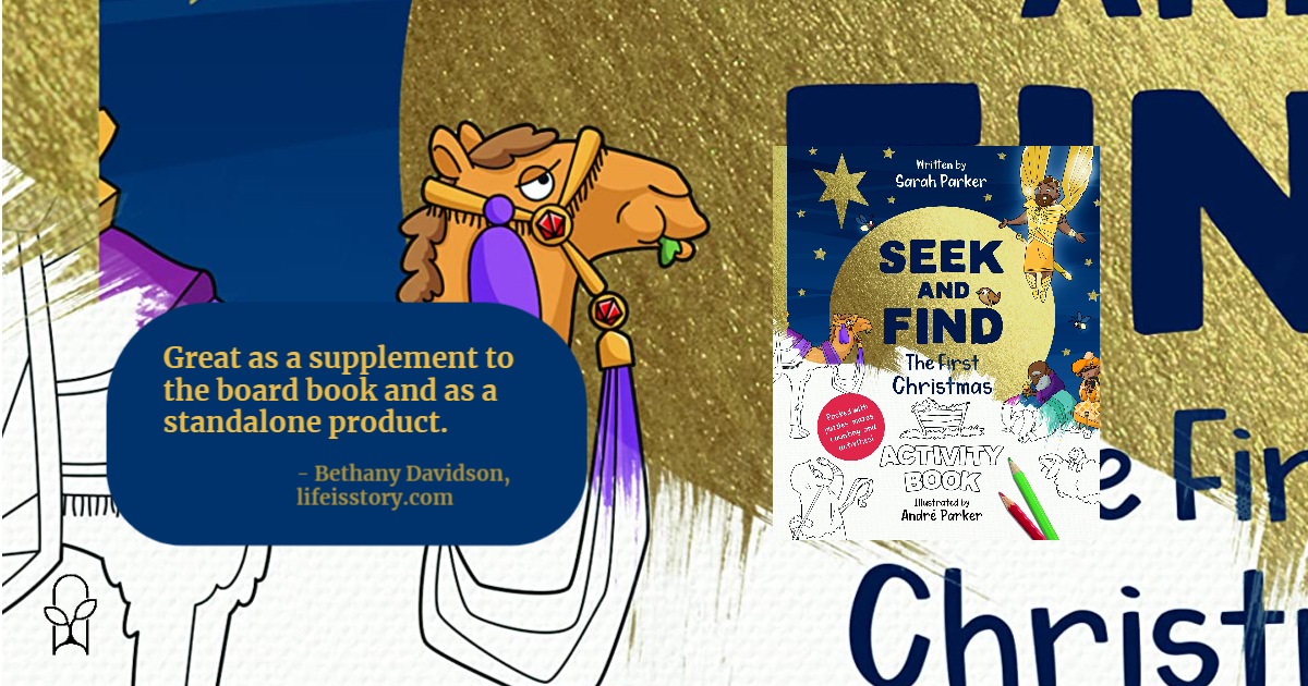 Seek and Find the First Christmas Activity Book Sarah and Andre Parker