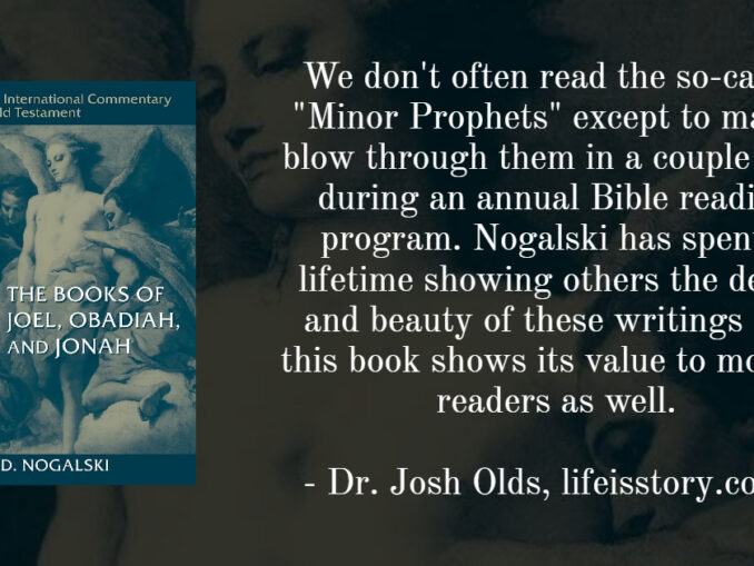 The Books of Joel Obadiah and Jonah NICOT Nogalski