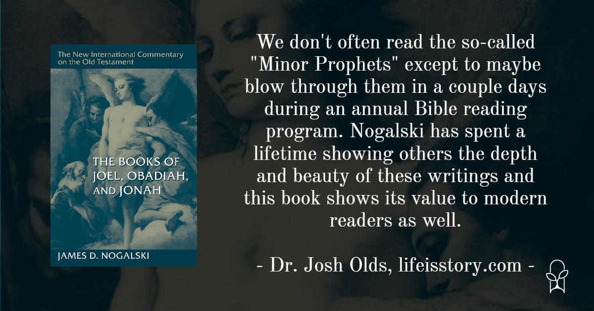 The Books of Joel Obadiah and Jonah NICOT Nogalski